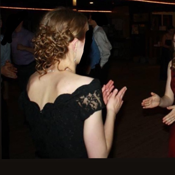 NWT! Lacy Fit and Flare Dress - Picture 9 of 11